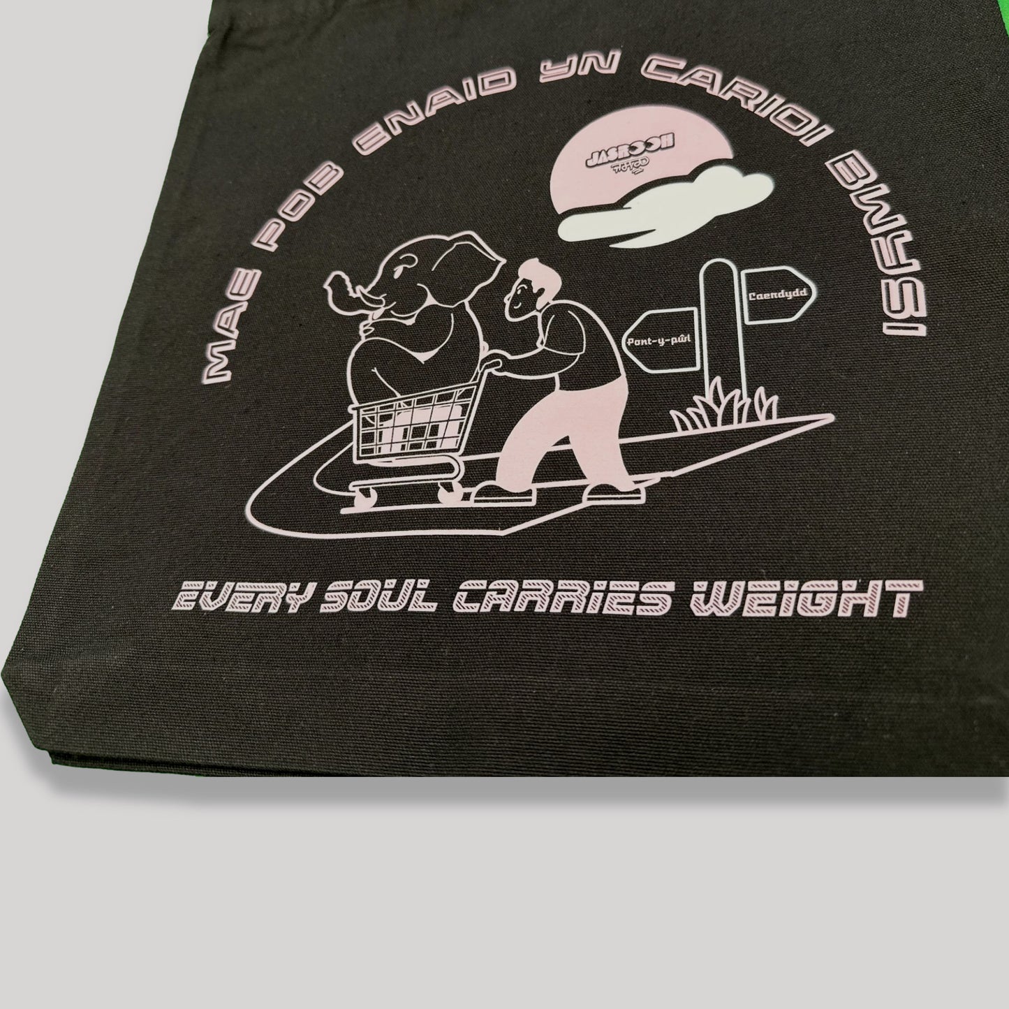 Every Soul Carries Weight Tote Bag