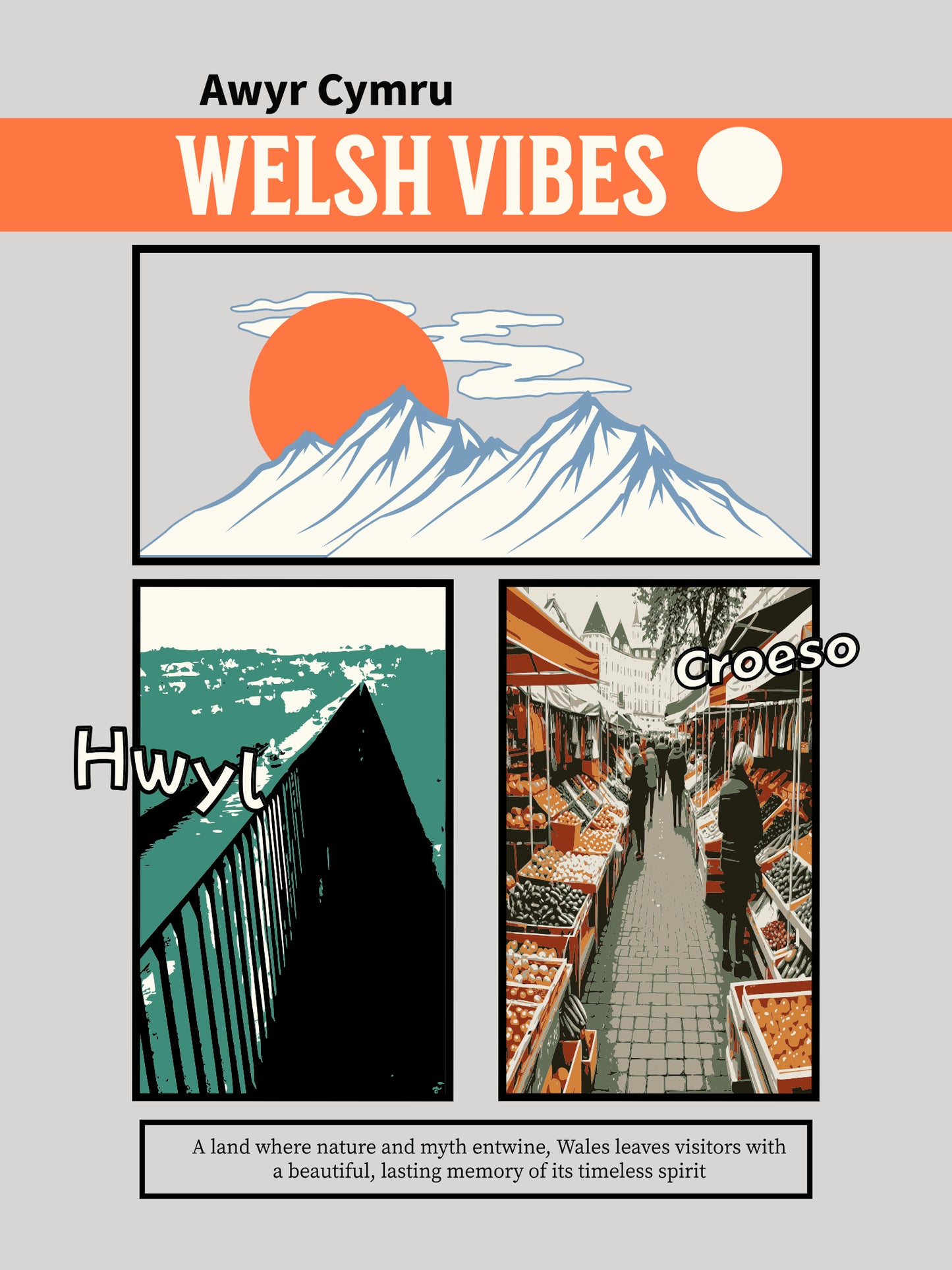 Welsh Vibes gwyn